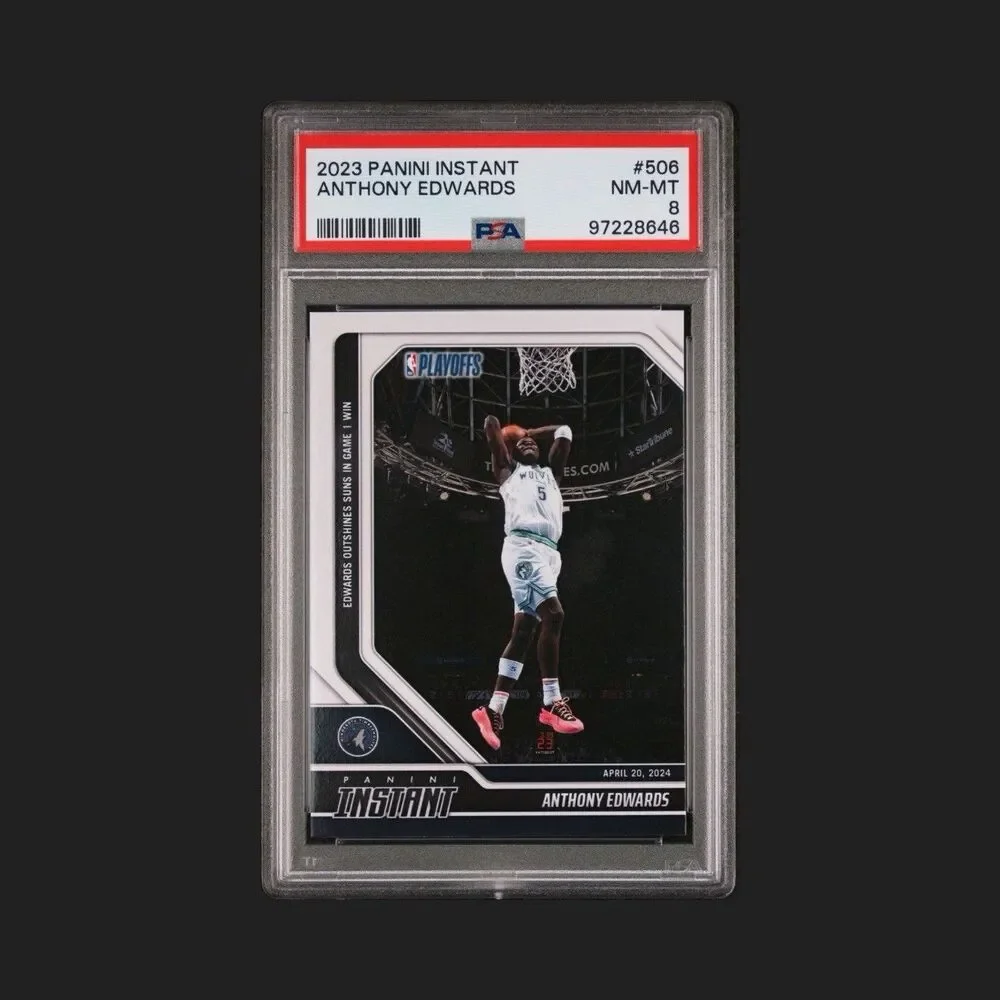 ANTHONY EDWARDS 506 - 2023 PANINI INSTANT - PSA 8